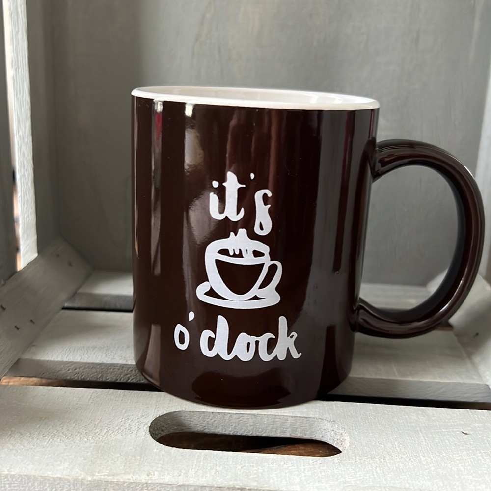 “It”s ☕️ O’clock” Coffee Mug